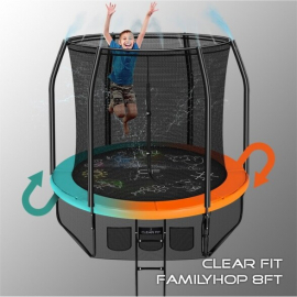 Батут CLEAR FIT FAMILY HOP 8FT